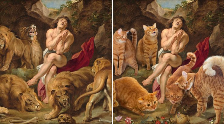 Peter Paul Rubens, Daniel in the Den of Lions Turned Ginger Kittens