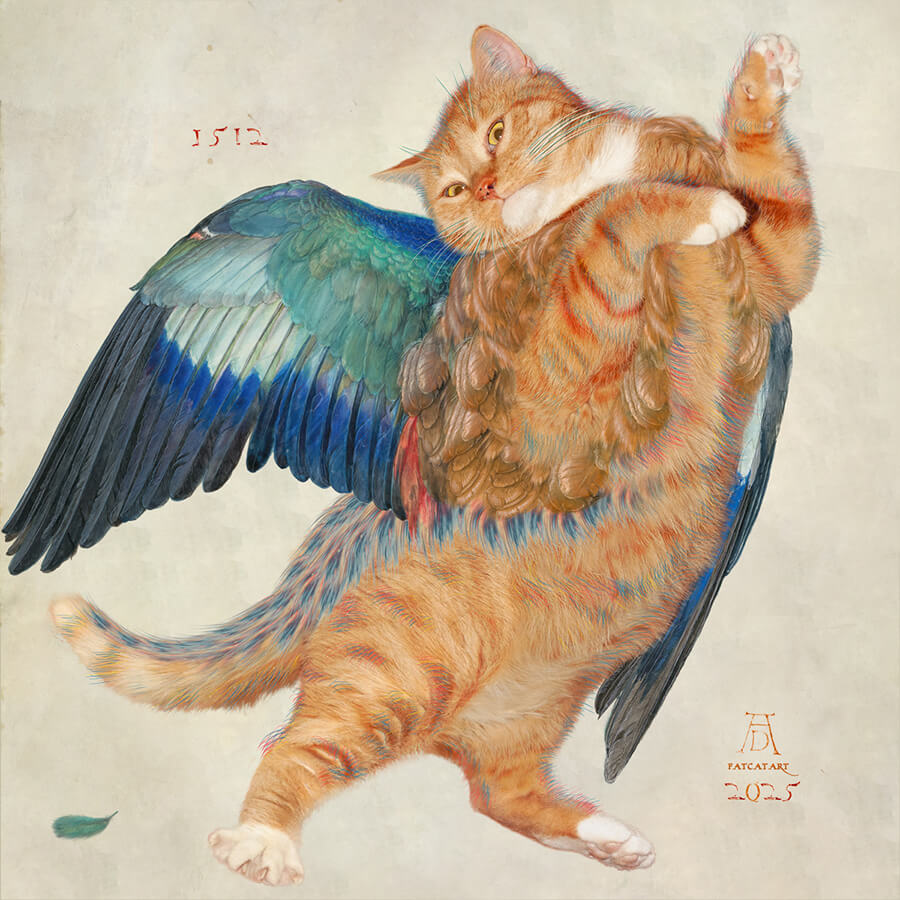 Albrecht Dürer, The Rolling Winged Cat