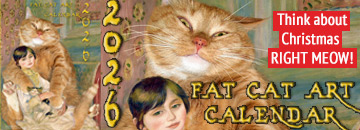 Buy Fat Cat Art 2026 Calendar